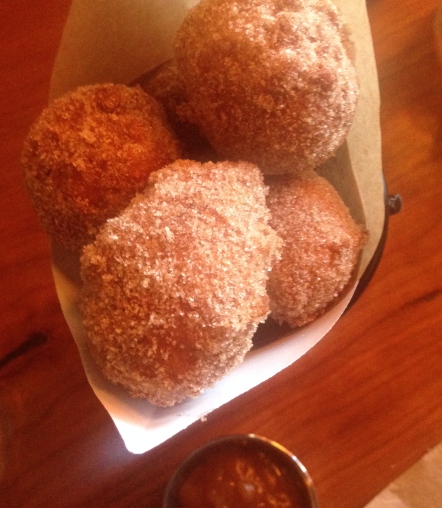 "I'm too full for des... wait a minute, are those duck fat-fried doughnut holes? I'll make room".